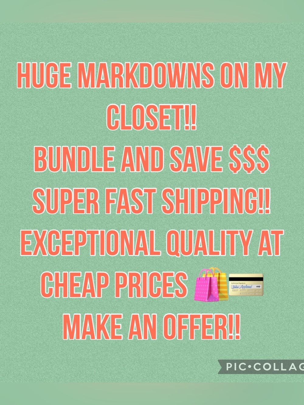 HUGE CLOSET SALE!!